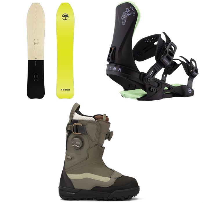 Arbor - Arbor Madre Snowboard + Sequoia Snowboard Bindings + Vans Viaje Range Edition Snowboard Boots - Women's 2026
