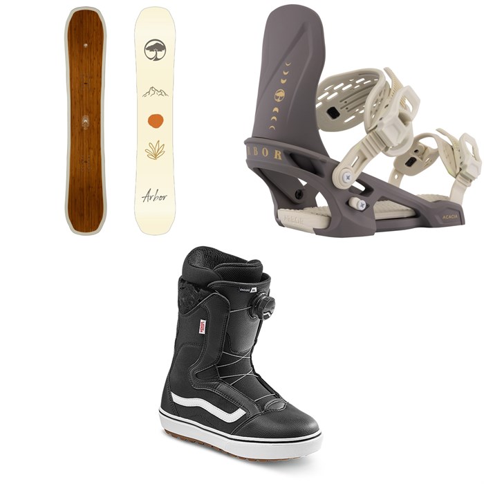 Arbor - Arbor Swoon Snowboard + Acacia Snowboard Bindings + Vans Encore OG Snowboard Boots - Women's 2026