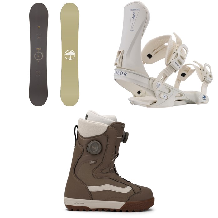 Arbor - Mantra Decon Snowboard + Sequoia Snowboard Bindings + Vans Encore Pro Snowboard Boots - Women's 2026