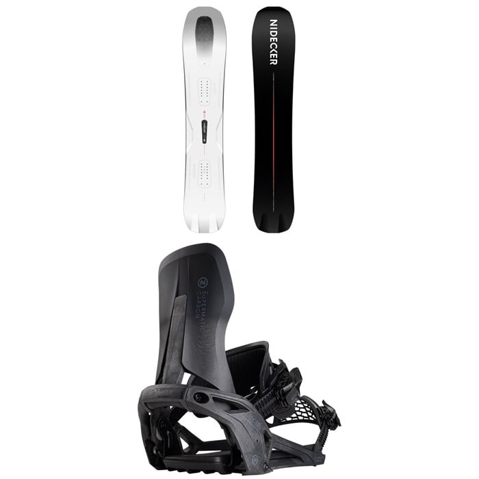 Nidecker - Nidecker Megalight Snowboard + Supermatic Carbon Snowboard Bindings 2026