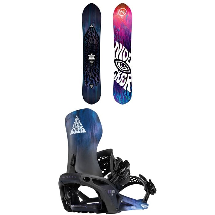 Nidecker - Nidecker Alpha APX Snowboard + LT Supermatic Snowboard Bindings 2026