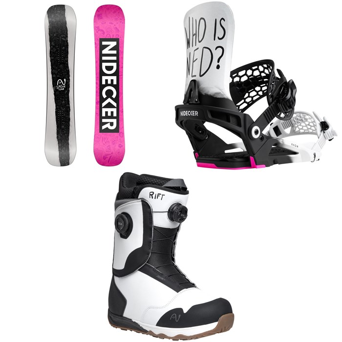 Nidecker - Sensor Team Snowboard + Kaon Snowboard Bindings + Rift Snowboard Boots 2026