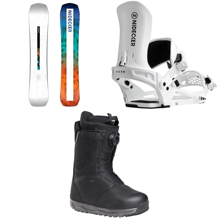 Nidecker - Escape Snowboard + Muon Snowboard Bindings + Cascade Snowboard Boots 2026
