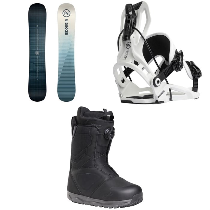 Nidecker - Play Snowboard + Flow Nexus Snowboard Bindings + Nidecker Cascade Snowboard Boots 2026
