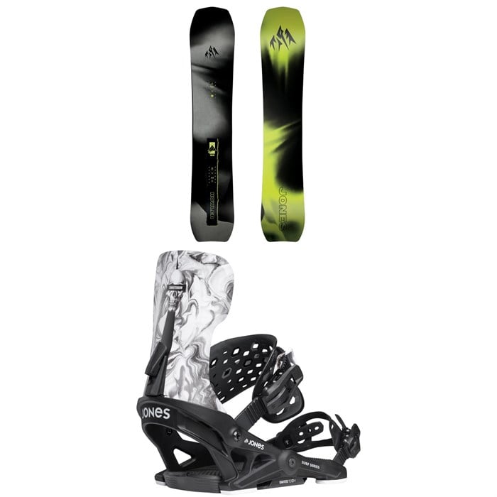 Jones - Jones Howler Snowboard + Meteorite Surf Series Snowboard Bindings 2026