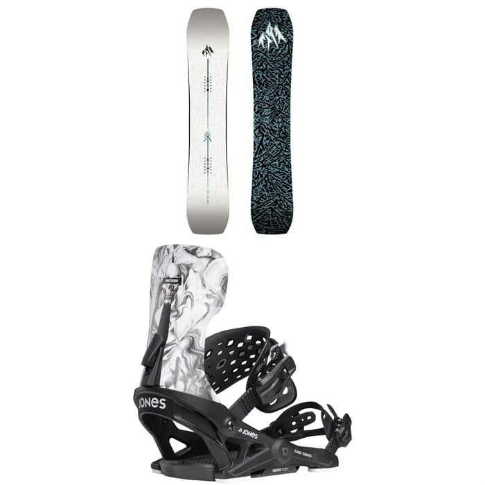 Jones - Aviator 2.0 Snowboard + Meteorite Surf Series Snowboard Bindings 2026