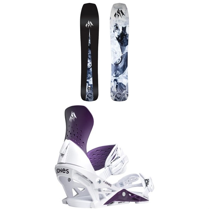 Jones - Mind Expander Snowboard + Aurora Snowboard Bindings - Women's 2026