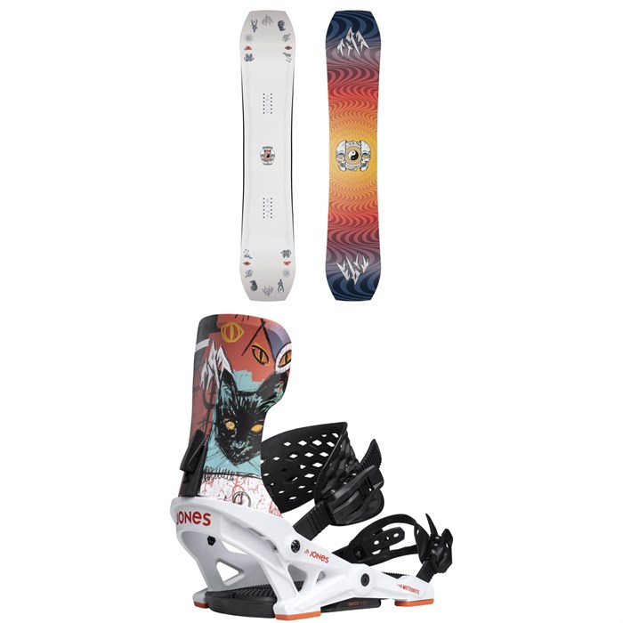 Jones - Tweaker Snowboard + Meteorite Rallycat Snowboard Bindings 2026