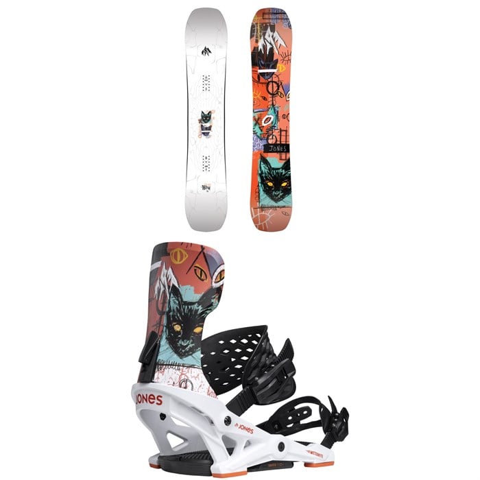 Jones - Jones Rally Cat Snowboard + Meteorite Rallycat Snowboard Bindings 2026