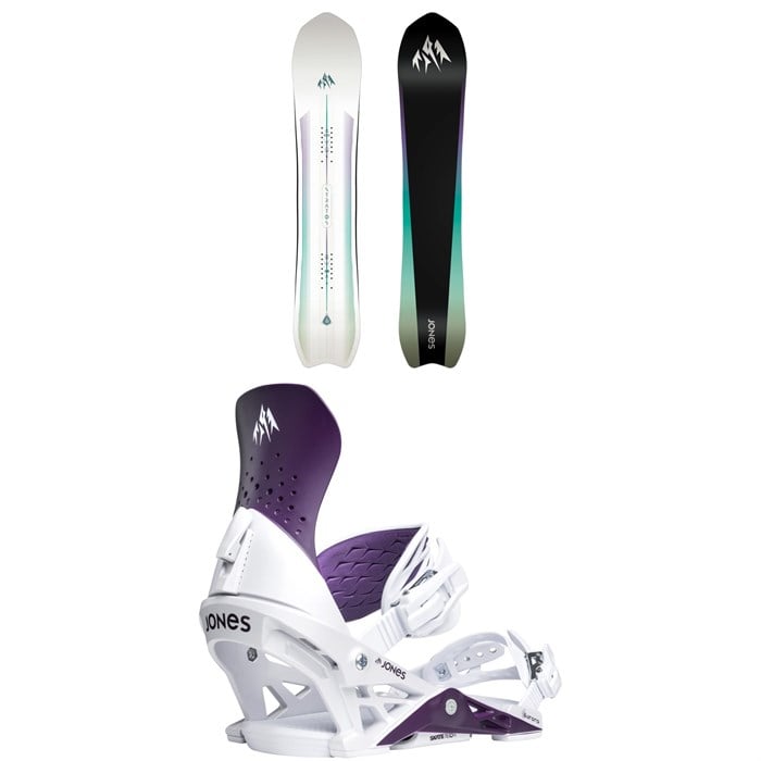 Jones - Stratos Snowboard + Aurora Snowboard Bindings - Women's 2026