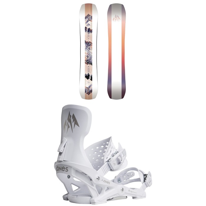 Jones - Twin Sister Snowboard + Equinox Snowboard Bindings - Women's 2026