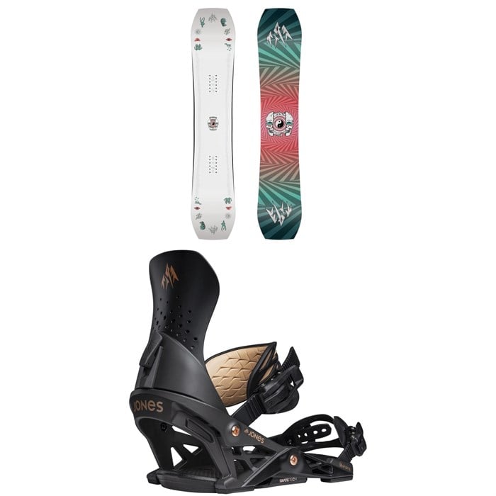 Jones - Jones Tweaker Snowboard + Aurora Snowboard Bindings - Women's 2026
