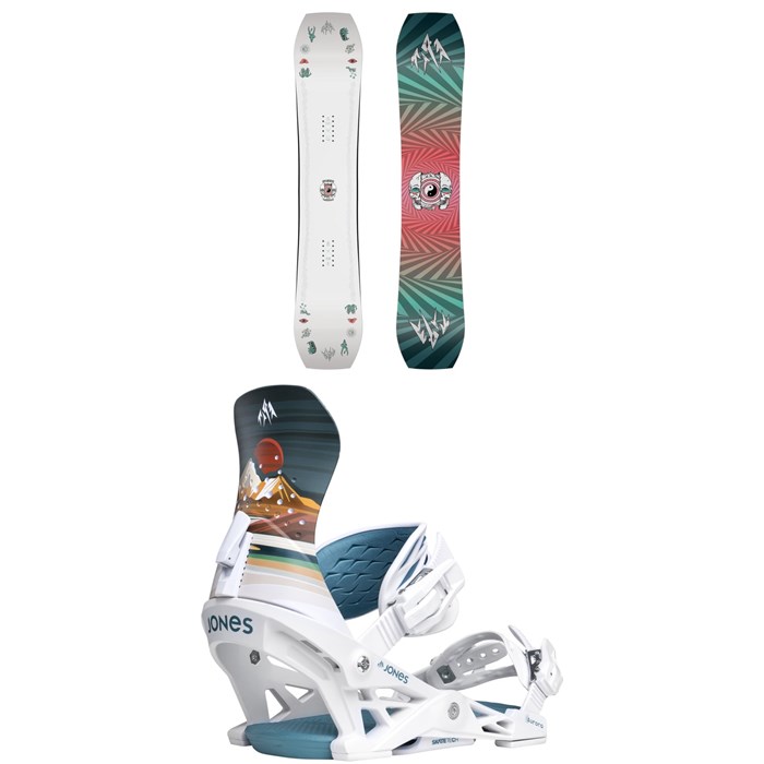 Jones - Jones Tweaker Snowboard + Aurora Snowboard Bindings - Women's 2026