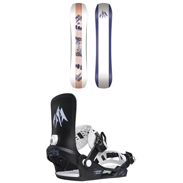 Jones - Jones Twin Sister Snowboard + Eclipse Snowboard Bindings - Kids' 2026