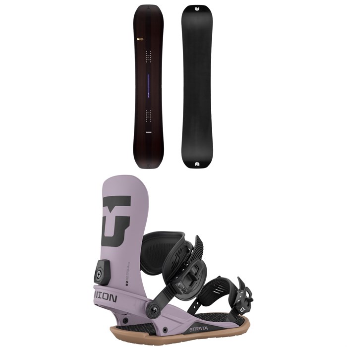 United Shapes - Object Snowboard + Union Strata Snowboard Bindings 2026
