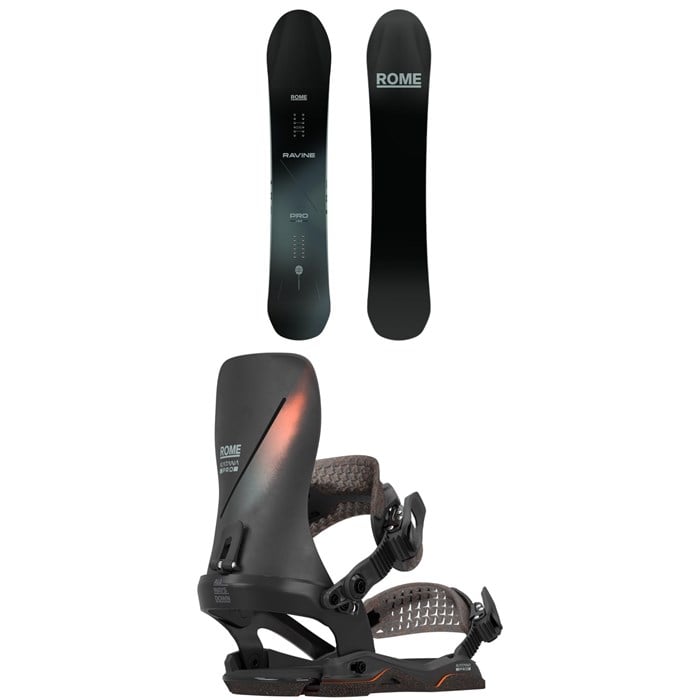 Rome - Rome Ravine Pro Snowboard + Katana Pro AW Snowboard Bindings 2026