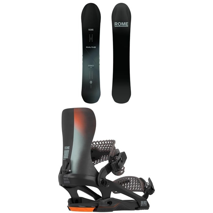 Rome - Rome Ravine Pro Snowboard + 390 Boss Pro FW Snowboard Bindings 2026