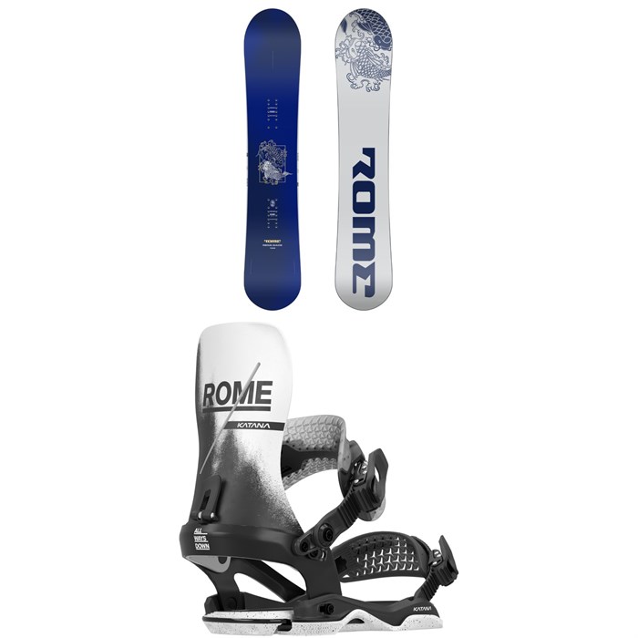 Rome - Rene-Gade Snowboard + Katana AW Snowboard Bindings 2026