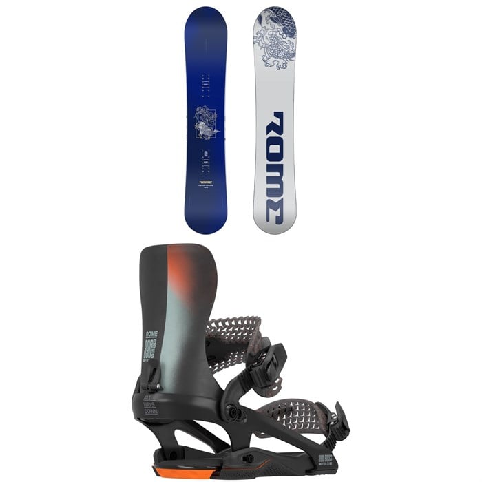 Rome - Rome Rene-Gade Snowboard + 390 Boss Pro FW Snowboard Bindings 2026