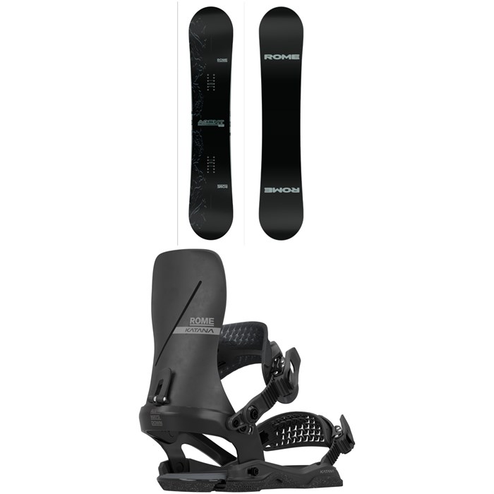 Rome - Agent Pro Snowboard + Katana AW Snowboard Bindings 2026