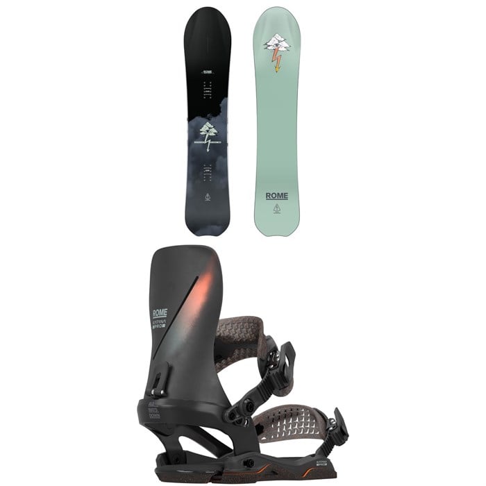 Rome - Rome Stale Fish Snowboard + Katana Pro AW Snowboard Bindings 2026