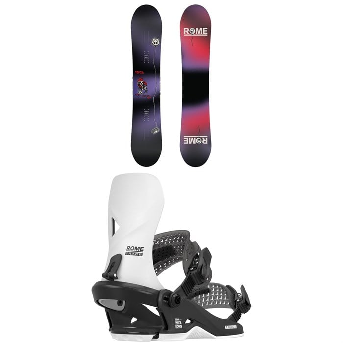 Rome - Rome Party Mod Snowboard + Trace HW Snowboard Bindings 2026