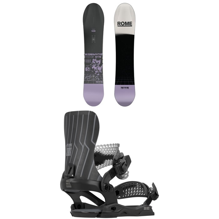 Rome - Service Dog Snowboard + 390 Boss AW Snowboard Bindings 2026