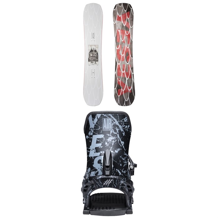 Yes. - Yes. Standard XTRM Snowboard + Airmaster Snowboard Bindings 2026