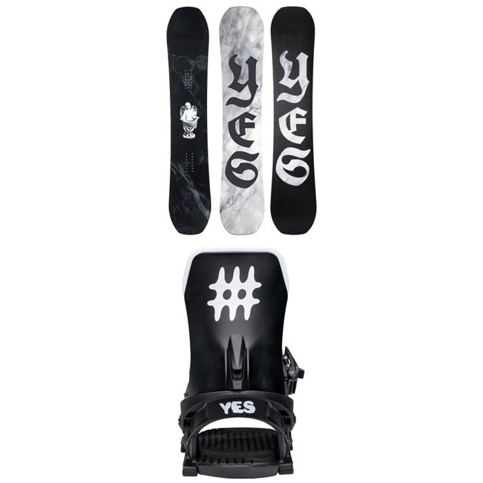 Yes. - Yes. Cream Halldor 3D Snowboard + Select Snowboard Bindings 2026