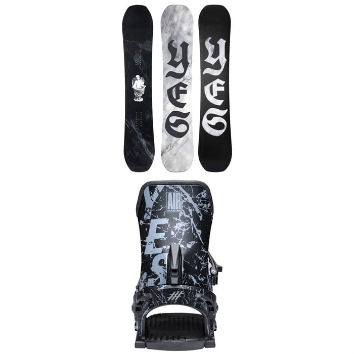 Yes. - Yes. Cream Halldor 3D Snowboard + Airmaster Snowboard Bindings 2026