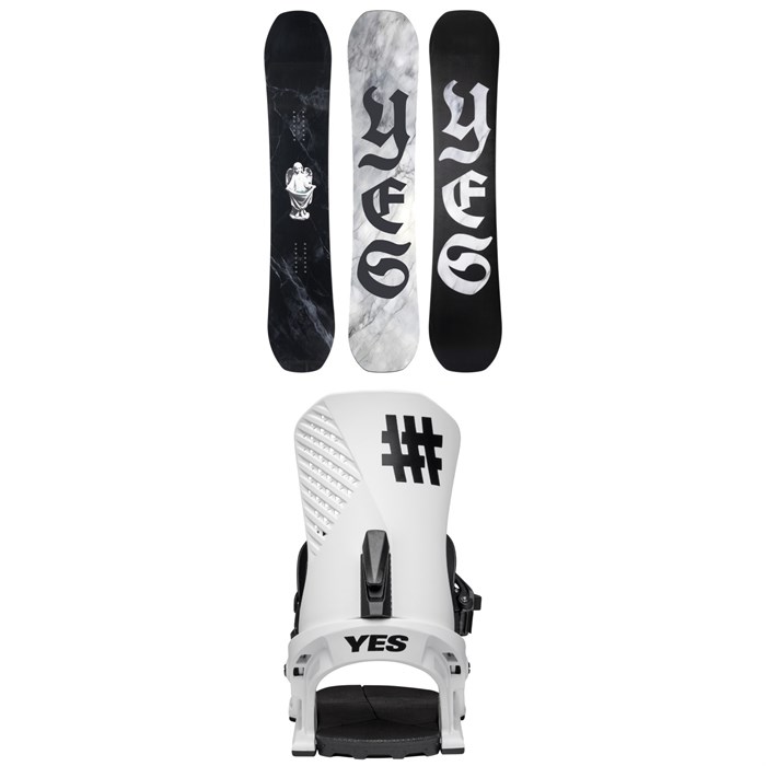 Yes. - Yes. Cream Halldor 3D Snowboard + Drive Snowboard Bindings 2026