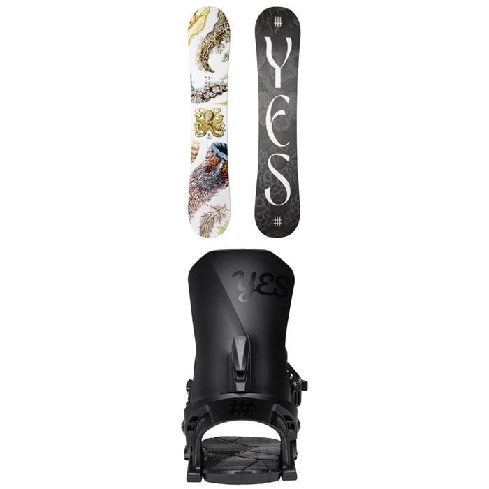 Yes. - Yes. Hel Yes Snowboard + Conda Snowboard Bindings - Women's 2026