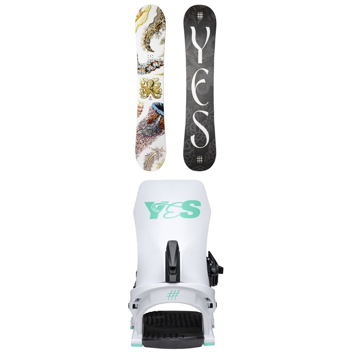 Yes. - Yes. Hel Yes Snowboard + Rebel Snowboard Bindings - Women's 2026
