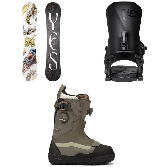 Yes. - Yes. Hel Yes Snowboard + Conda Snowboard Bindings + Vans Viaje Range Edition Snowboard Boots - Women's 2026