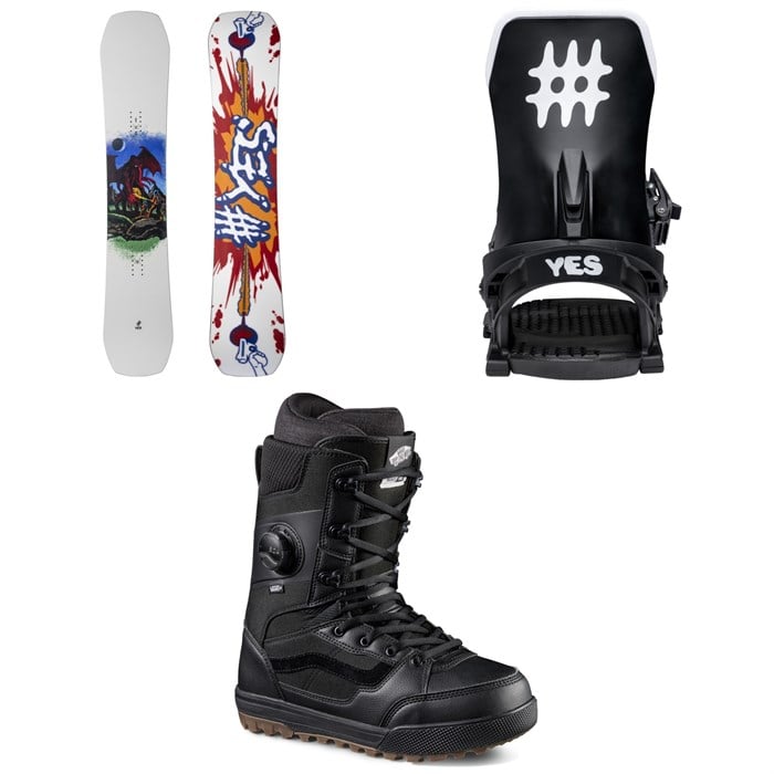 Yes. - Yes. Sender Snowboard + Select Snowboard Bindings + Vans Invado Pro Snowboard Boots 2026