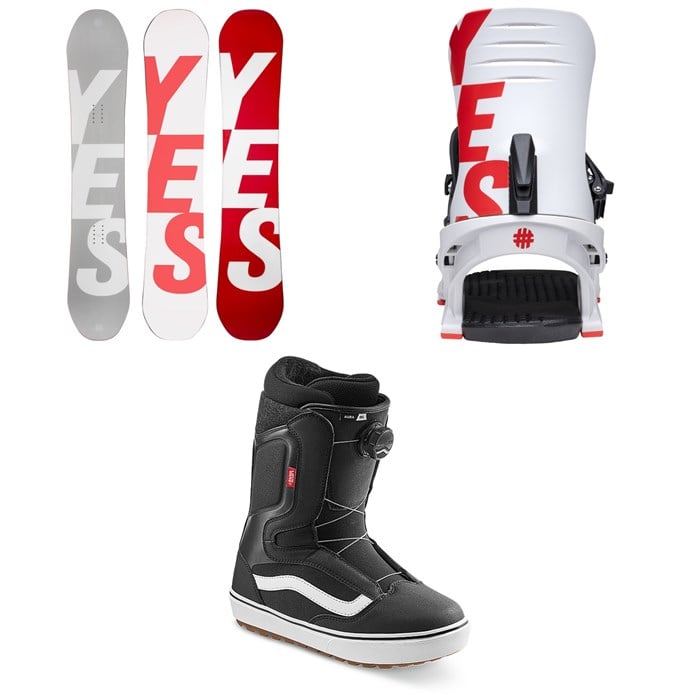 Yes. - Yes. Basic Snowboard + IPO Snowboard Bindings + Vans Aura OG Snowboard Boots 2026