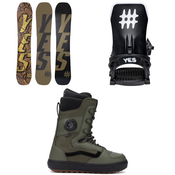 Yes. - Yes. All-In Snowboard + Select Snowboard Bindings + Vans Invado OG Snowboard Boots 2026
