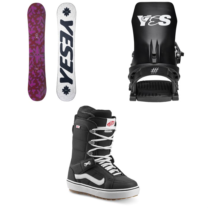 Yes. - Frenzy Snowboard + Rebel Snowboard Bindings + Vans Hi Standard OG Snowboard Boots - Women's 2026