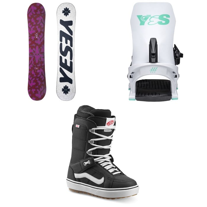 Yes. - Yes. Frenzy Snowboard + Rebel Snowboard Bindings + Vans Hi Standard OG Snowboard Boots - Women's 2026