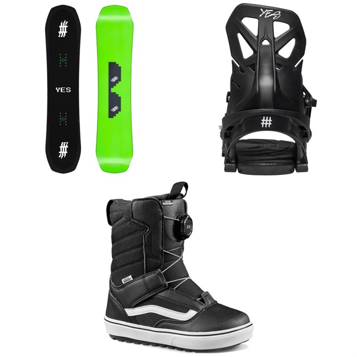 Yes. - Jumper Snowboard + NX-Gen Snowboard Bindings + Vans Juvie Linerless Snowboard Boots - Kids' 2026