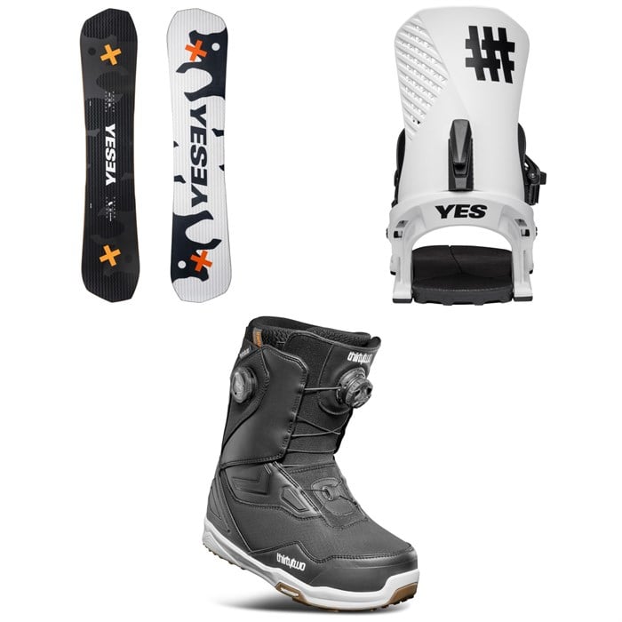 Yes. - Yes. Greats XTRM Snowboard + Drive Snowboard Bindings + thirtytwo TM-2 Double Boa Snowboard Boots 2026