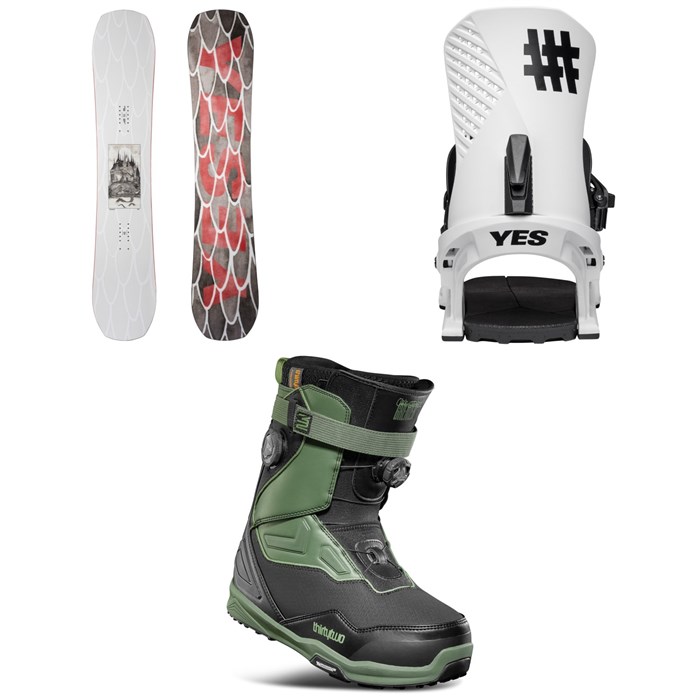 Yes. - Yes. Standard XTRM Snowboard + Drive Snowboard Bindings + thirtytwo TM-2 XLT Double Boa Snowboard Boots 2026