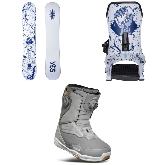 Yes. - Yes. Airmaster XTRM Fridge 3D Snowboard + Airmaster Fridge Snowboard Bindings + thirtytwo TM-2 Double Boa Snowboard Boots 2026