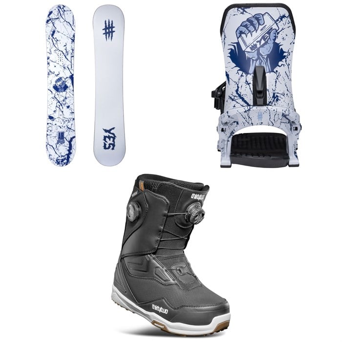 Yes. - Yes. Airmaster XTRM Fridge 3D Snowboard + Airmaster Fridge Snowboard Bindings + thirtytwo TM-2 Double Boa Snowboard Boots 2026