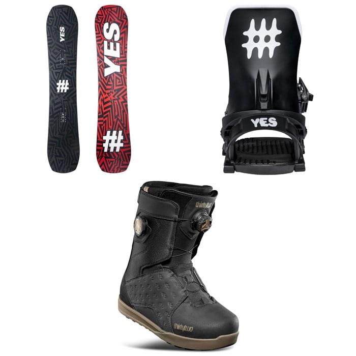 Yes. - Yes. Standard Snowboard + Select Snowboard Bindings + thirtytwo Lashed Double Boa Snowboard Boots 2026