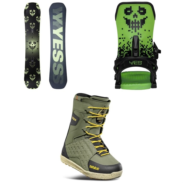 Yes. - Yes. Shifter XTRM Eiki 3D Snowboard + Select Snowboard Bindings + thirtytwo Lashed Snowboard Boots 2026