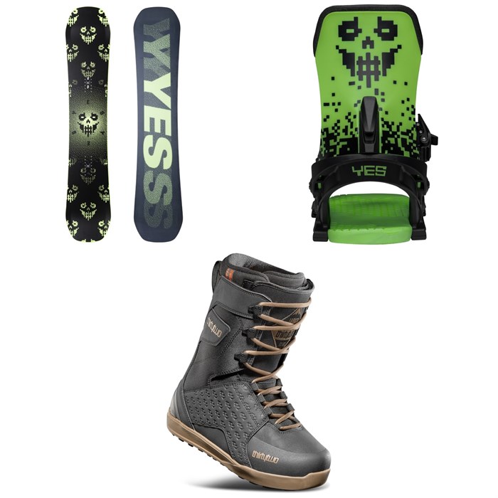 Yes. - Yes. Shifter XTRM Eiki 3D Snowboard + Select Snowboard Bindings + thirtytwo Lashed Snowboard Boots 2026