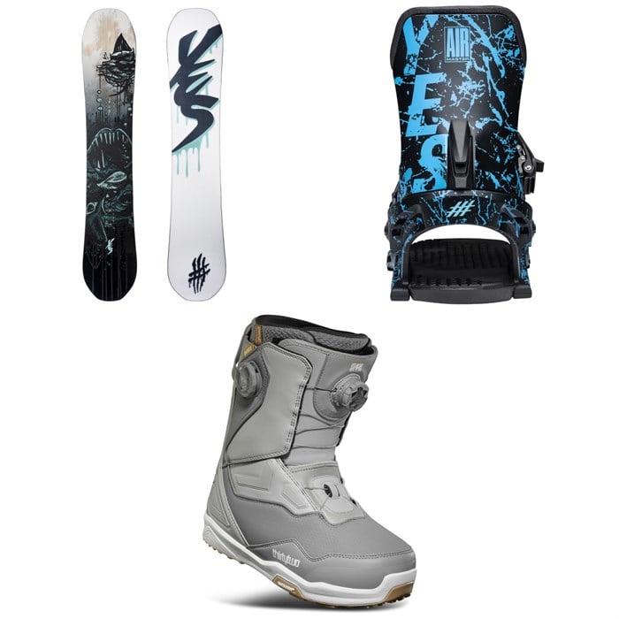 Yes. - Yes. Pick Your Line Snowboard + Airmaster Snowboard Bindings + thirtytwo TM-2 Double Boa Snowboard Boots 2026