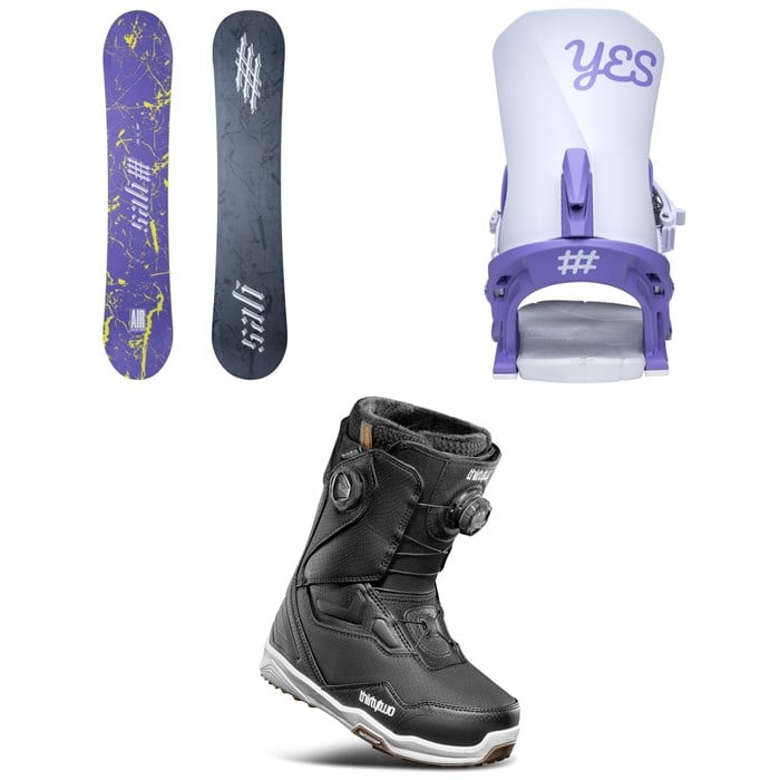 Yes. - Yes. Airmaster 3D Snowboard + Conda Snowboard Bindings + thirtytwo TM-2 Double Boa Snowboard Boots - Women's 2026