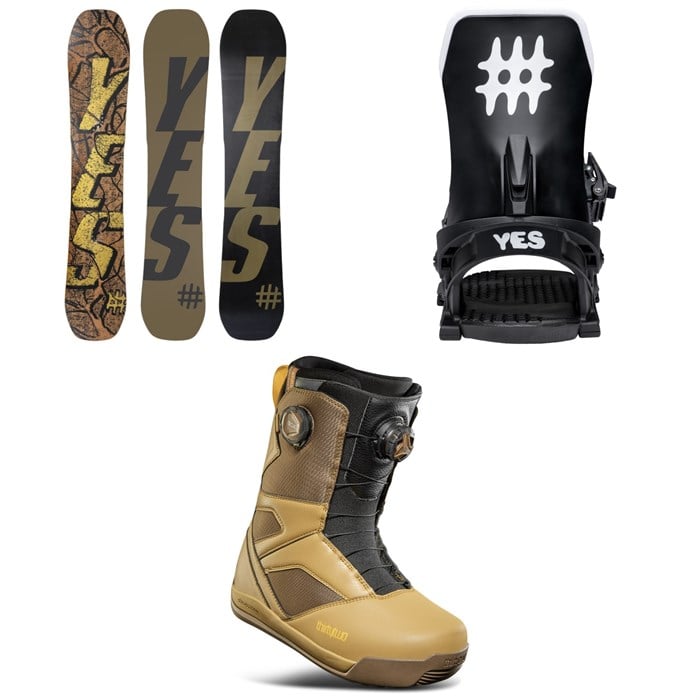 Yes. - Yes. All-In Snowboard + Select Snowboard Bindings + thirtytwo STW Double Boa Snowboard Boots 2026